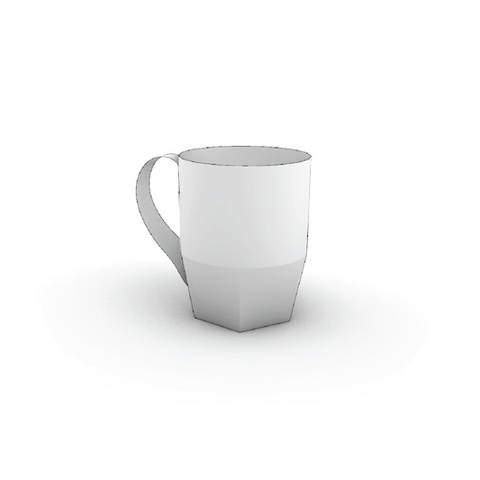 Pentagonal Mug Template