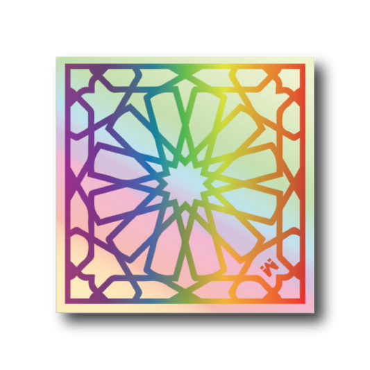 Zellige Holographic Sticker