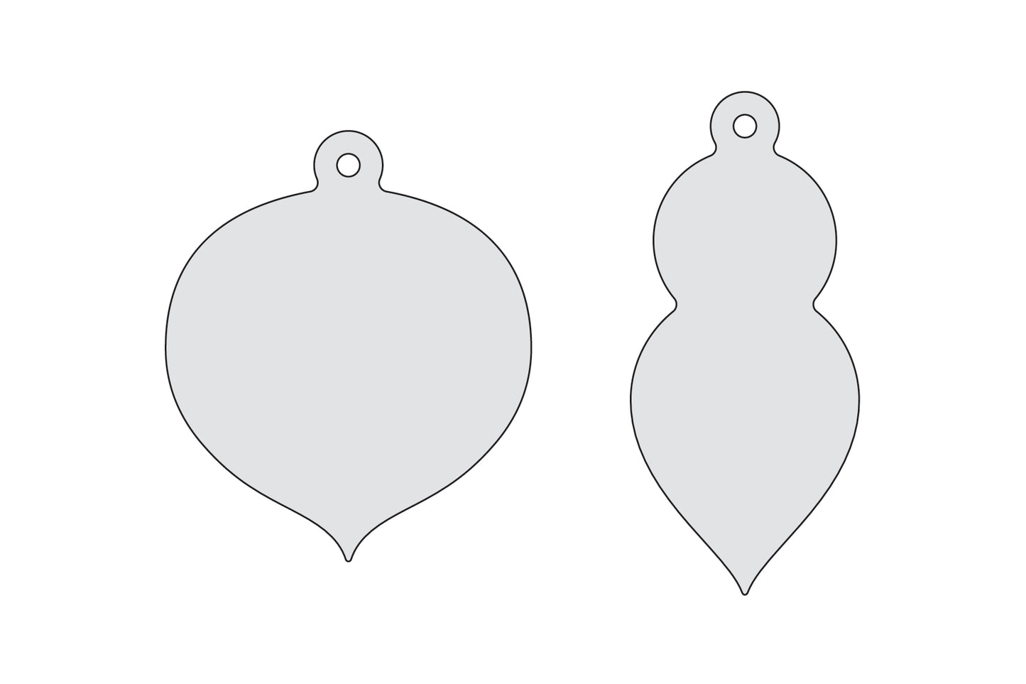 2D Ornament Template Set