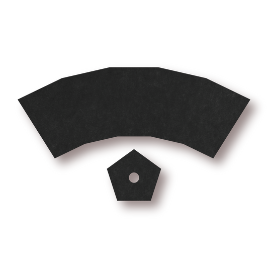 Pentagonal Pot Template