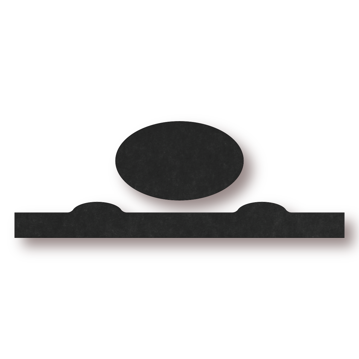 Oval Tray Template