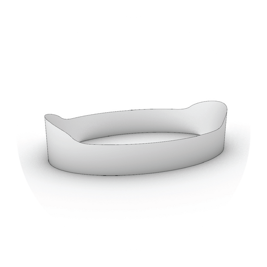 Oval Tray Template